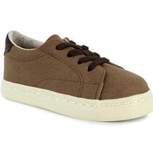 Crevo Boratto Tan Brown Faux Leather Sneakers size 7